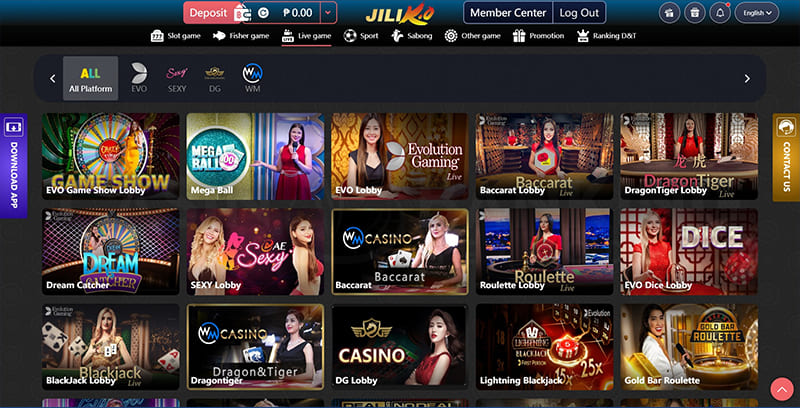 Jiliko live dealer games 1