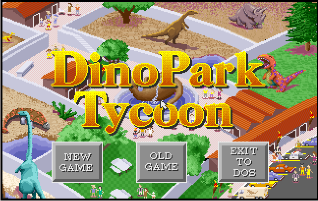 Dinosaur Park Tycoon Interface