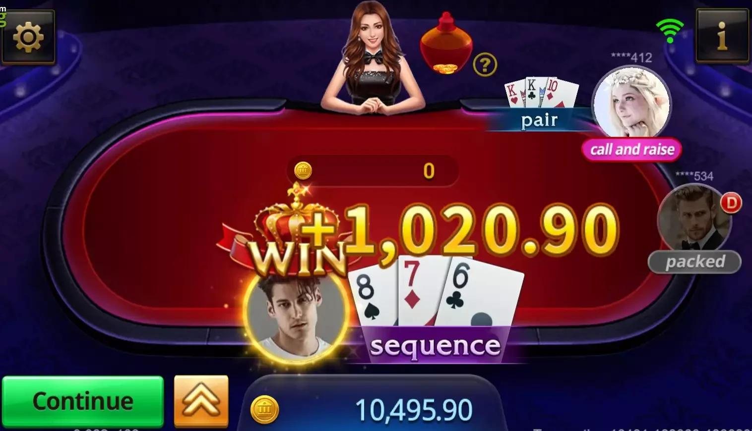 Teen Patti Jiliko Gameplay